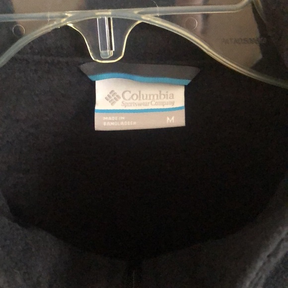 Columbia Men’s Fleece Jacket - Black, Size M, Like New - Picture 3 of 3